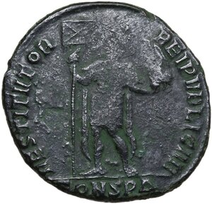 reverse: Valentinian I (364-375).. AE1, Constantinople mint, 364-367 AD