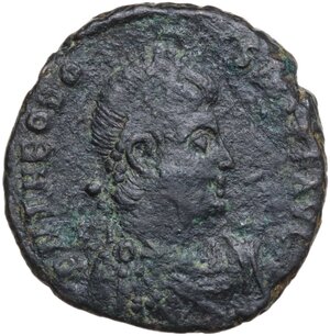obverse: Theodosius I (379-395).. AE2, Antioch mint, 392-395