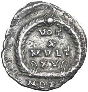 reverse: Arcadius (383-408).. AR Siliqua, Mediolanum mint, 388-393