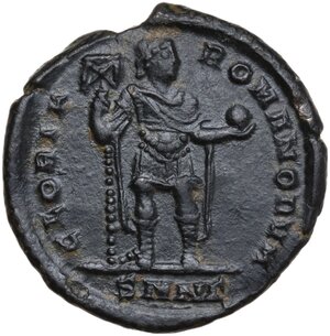 reverse: Honorius (393-423). AE 22 mm. Nicomedia mint, 3rd officina. Struck AD 393-395