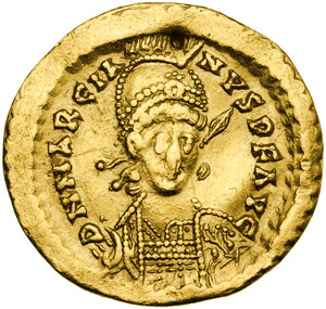 obverse: Marcian (450-457).. AV Solidus, Constantinople mint
