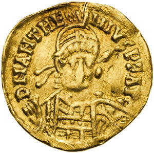 obverse: Anthemius (467-472).. AV Solidus. Rome, 12 April AD 467 - 11 July AD 472