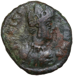 obverse: Theoderic (475-526).. AE Decanummium, Ravenna mint, 512-522