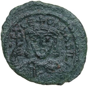 obverse: Leo V, the Armenian (813-820).. AE Follis, Constantinople mint