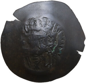 obverse: Manuel I Comnenus (1143-1180).. BI Aspron trachy, Constantinople mint