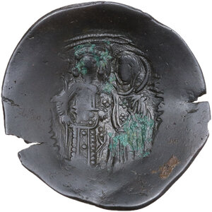 reverse: Manuel I Comnenus (1143-1180).. BI Aspron trachy, Constantinople mint
