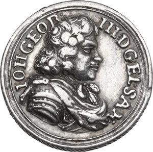obverse: Germany.  Johann Georg III (1680-1691).. AR Medal, Saxony