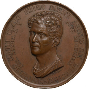 obverse: Germany. AE Medal, German States, Saxony, 1829
