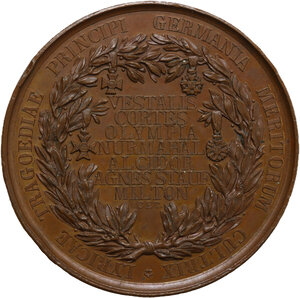 reverse: Germany. AE Medal, German States, Saxony, 1829
