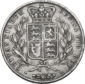 reverse: Great Britain.  Victoria (1837-1901). Crown 1844, VIII