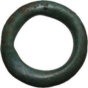 reverse: AE Ring. Proto-money or part of a horse trapping or other fastening device