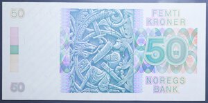 obverse: NORVEGIA 50 KRONER 1993 FDS