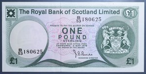 reverse: SCOZIA 1 POUND 1978 SUP