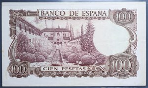 obverse: SPAGNA 100 PESATES 1970 BB