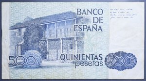 obverse: SPAGNA 500 PESETAS 1979 BB