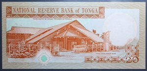 obverse: TONGA 20 PA ANGA 1995 FDS