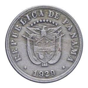 obverse: PANAMA 5 CENT. 1929 NC NI. 5,02 GR. BB+
