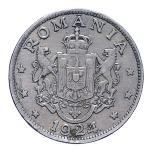 obverse: ROMANIA BUONO DA 2 LEI 1924 NI. 6,95 GR. BB-SPL