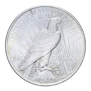 reverse: USA DOLLARO 1923 PACE AG. 26,72 GR. FDC (SEGNETTI)