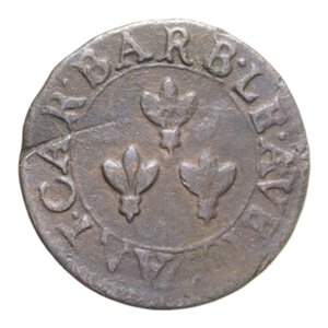 reverse: AVIGNONE URBANO VIII (1623-1644) DOPPIO TORNESE CU. 2,56 GR. qBB