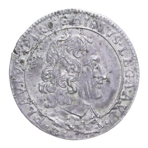 obverse: AVIGNONE ALESSANDRO VII (1655-1667) LUIGINO 1662 RR AG. 2,22 GR. SPL