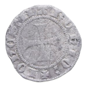 obverse: CHIVASSO GIOVANNI II PALEOLOGO (1378-1381) FORTEBIANCO RRR MI. 0,93 GR. MB-BB