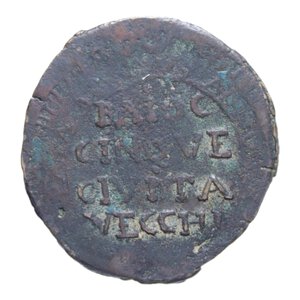 reverse: CIVITAVECCHIA PIO VI (1775-1799) 5 BAIOCCHI 1797 MADONNINA CU. 17,08 GR. qBB