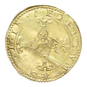 reverse: FERRARA ALFONSO II D ESTE (1559-1597) SCUDO D ORO DEL SOLE AU. 3,30 GR. BB+ (TONDELLO DEFORMATO)