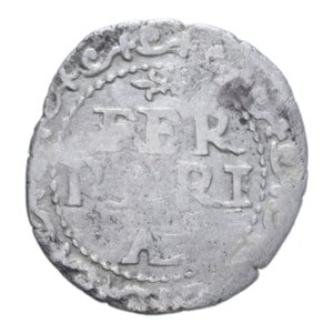 reverse: FERRARA PAOLO V (1605-1621) MEZZO GROSSO AG. 0,62 GR. qBB
