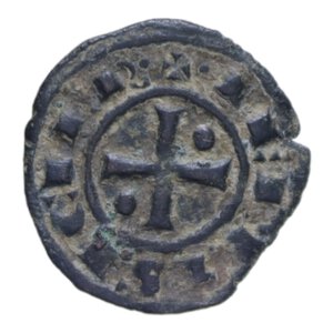 reverse: MESSINA CORRADO II (1254-1258) DENARO MI. 0,80 GR. qBB