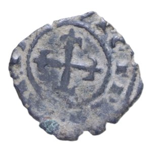 reverse: MESSINA O BRINDISI CARLO I D ANGIO (1266-1282) DENARO MI. 1,08 GR. qBB