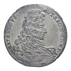 obverse: MODENA RINALDO D ESTE (1655-1737) MEZZO DUCATO 80 SOLDI 1731 AG. 11,42 GR. SPL+