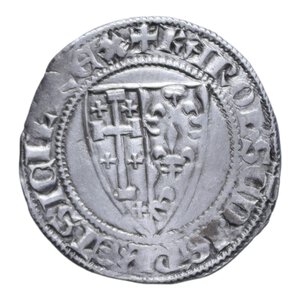 obverse: NAPOLI CARLO II D ANGIO (1285-1309) SALUTO AG. 3,31 GR. BB (TRACCE DI PULIZIA)