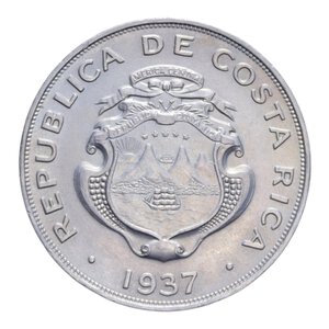 obverse: COSTA RICA 1 COLON 1937 NI. 9,92 GR. SPL-FDC