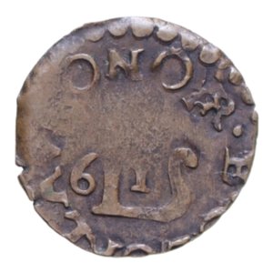 reverse: NOVELLARA ANONIME DI ALFONSO II GONZAGA (1650-1678) QUATTRINO 1661 RR CU. 0,66 GR.qBB
