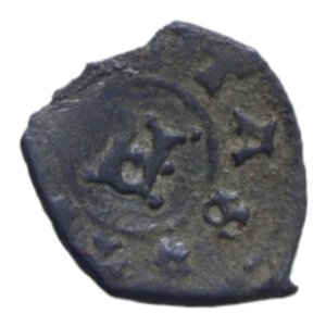 reverse: PADOVA FRANCESCO I DI CARRARA (1350-1388) DENARO SCODELLATO PICCOLO MI. 0,33 GR. MB-BB