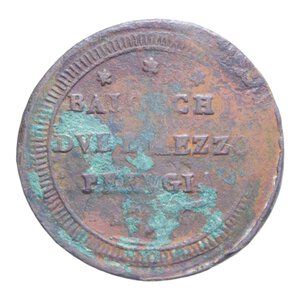reverse: PERUGIA PIO VI (1775-1799) DUE BAIOCCHI E MEZZO 1796 SAMPIETRINO CU. 15,78 GR. qBB