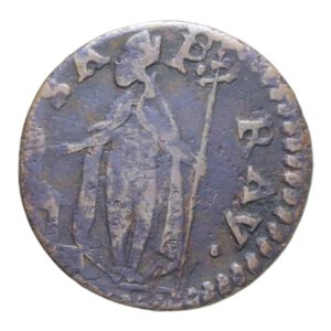 reverse: RAVENNA BENEDETTO XIV (1740-1758) QUATTRINO S. APOLLINARE CU. 1,88 GR. qBB