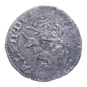 reverse: REGGIO EMILIA ALFONSO II D ESTE (1559-1597) SESINO R MI. 0,63 GR. MB