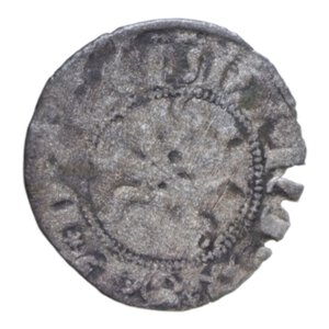 obverse: RIMINI SIGISMONDO PANDOLFO MALATESTA (1432-1463) QUATTRINO MI. 0,64 GR. MB