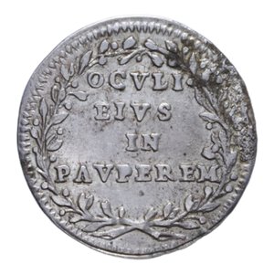 reverse: ROMA BENEDETTO XIV (1740-1758) GROSSO A. IV AG. 1,17 GR. BB+