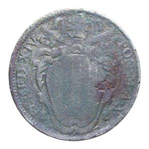obverse: ROMA BENEDETTO XIV (1740-1758) DUE CARLINI ROMANI 1751 MI. 4,68 GR. MIR 2618/8 RR MB-BB/MB