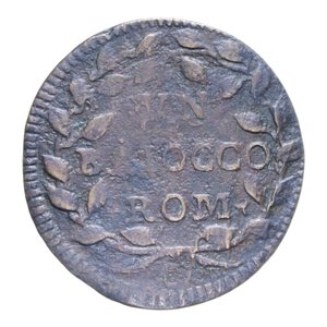 reverse: ROMA BENEDETTO XIV (1740-1758) BAIOCCO CU. 8,39 GR. qBB