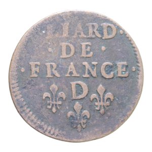 reverse: FRANCIA LIARD 1657 D NC CU. 4,10 GR. qBB