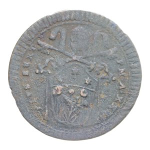 obverse: ROMA PIO VI (1775-1799) MEZZO BAIOCCO ROMANO AN. XXIII CU. 3,54 GR. qBB