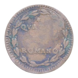 reverse: ROMA PIO VI (1775-1799) QUATTRINO ROMANO A. XII CU. 2,04 GR. qBB