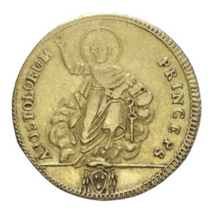 reverse: ROMA PIO VII (1800-1823) DOPPIA ROMANA AN. XVI R AU.5,32 GR. MIR. 3047/1 BB