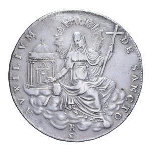 reverse: ROMA SEDE VACANTE (1829) SCUDO 1829 NC AG. 25,99 GR. MIR. 3082/1 BB+ (APPICCAGNOLO RIMOSSO)