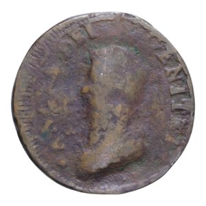obverse: SAN SEVERINO PIO VI (1775-1799) 5 BAIOCCHI 1797 MADONNINA CU. 10,66 GR. MB