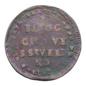 reverse: SAN SEVERINO PIO VI (1775-1799) 5 BAIOCCHI 1797 MADONNINA CU. 10,66 GR. MB